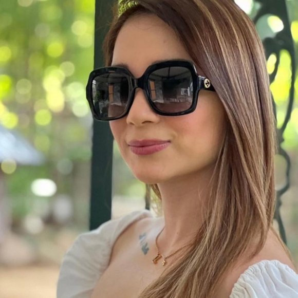 FINAL PRICE NEW GUCCI GG0036SN 001 BLACK GREY SUNGLASSES - Picture 3 of 11